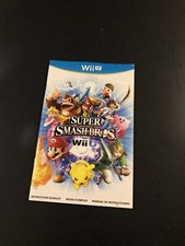 Smash bros Wii U Manual Insert Only
