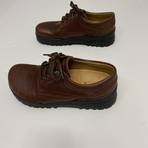Birkenstock Shoes Mens EUR 39 US 7 Brown Leather Footprints Lace Oxford Germany - Picture 3 of 11