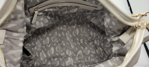 Aimee Kestenberg Let's Ride Convertible Leather Satchel Handbag VANILLA ICE - Picture 9 of 11