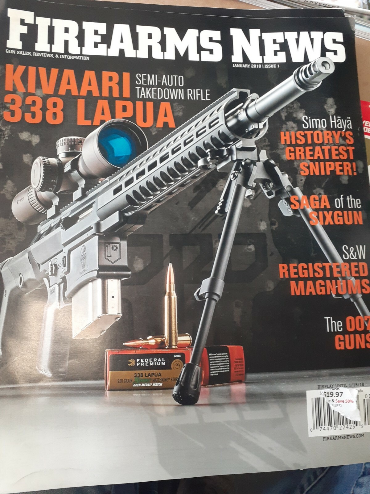 Firearms news,Kivaari.338 Lapua semi-auto takedown rifle&more /2018 | eBay