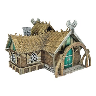 Tabletop Gebäude  Mittelalter Gelände Terrain Haus 28 mm RPG Horseheim