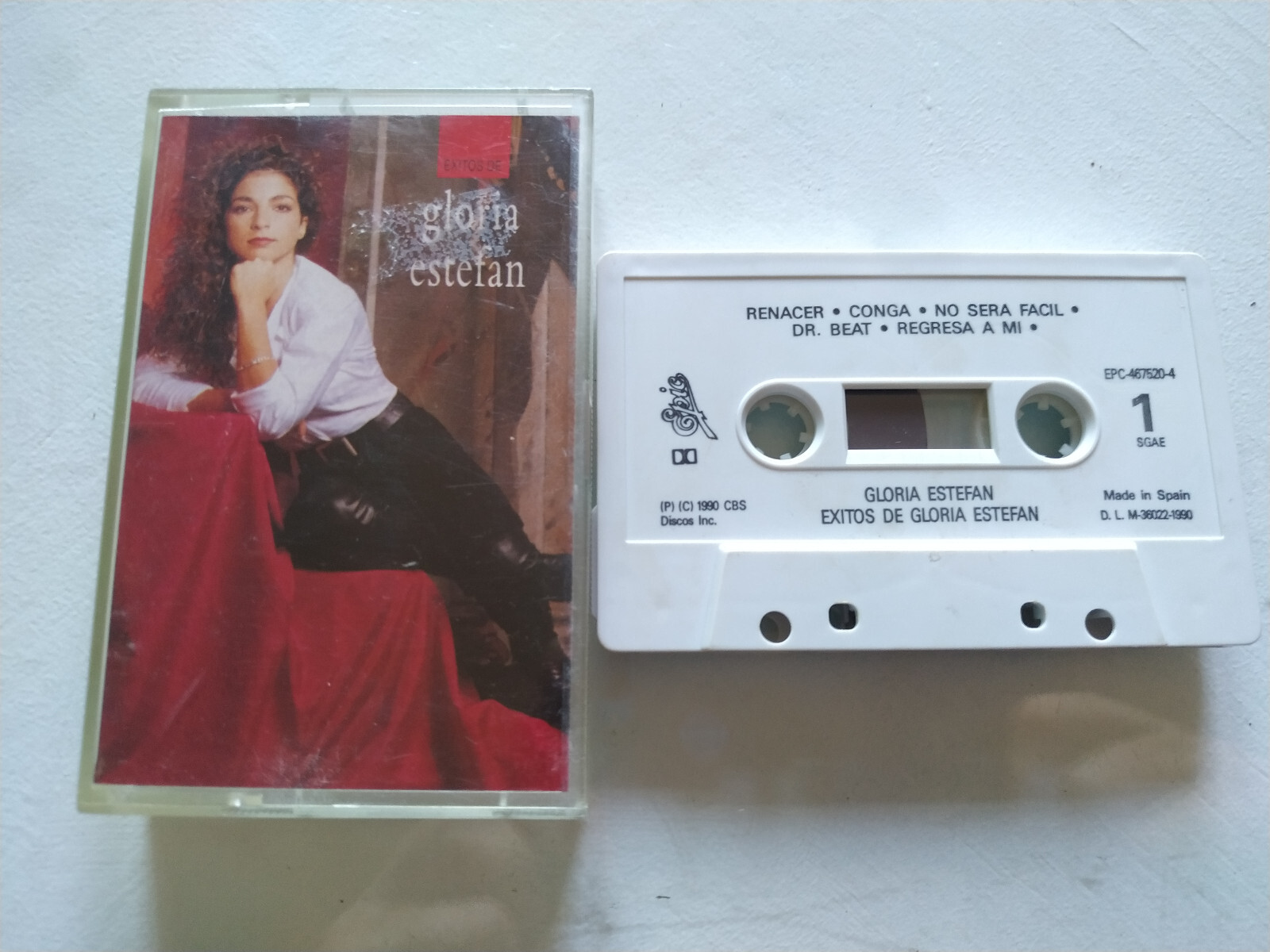 Gloria Estefan Hits from Gloria Estefan Epic 1990 - Tape Cassette