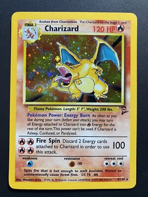 リザードン baseset2 charizard 英語版 4/130 Pokemon TCG English