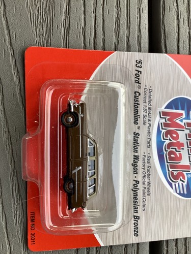 CLASSIC METAL WORKS 1/87 HO 1953 FORD CUSTOMLINE STATION WAGON BRONZE #30311 F/S - Picture 14 of 17