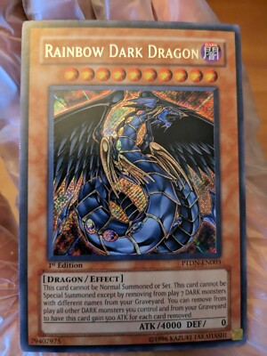 yugioh cards rainbow dark dragon Yu-Gi-Oh - BLRR-EN054 - 1st Edition Ultra Rare Car Rainbow Dark Dragon - Secret