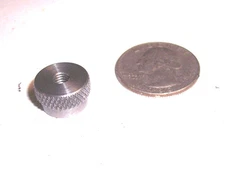 EDISON PHONOGRAPH CYGNET HORN ADJUSTER NUT , REAL NICELY MADE