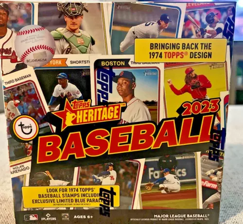 2023 Topps Heritage Monster Box - 138 Baseball Cards - Factory Sealed