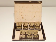 VINTAGE NOS UNOPENED RARE WW2 GERMANY 7x10 SAFETY RAZOR BLADES "FASAN"SOLINGEN