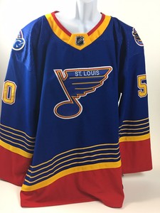 blues throwback jersey