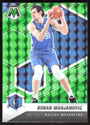 2020-21 6975E Panini Mosaic Green PRIZM Boban Marjanovic Dallas Mavericks #127