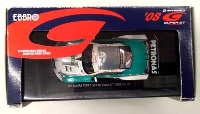 ミニカー EBBRO 2009 PETRONAS TOM'S SC430 1/43 Amazon | エブロ 1/43 ペトロナス トムス SC430 2009 #36
