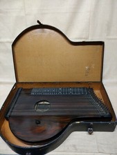 Antigua cítara Meinel & Herold de aprox. 1930 instrumento musical para coleccionistas