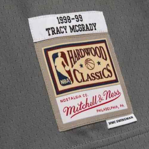 Tracy McGrady Toronto Raptors Mitchell & Ness Hardwood Classics Retired Player 1998/99 Metal Works Swingman Jersey - Charcoal