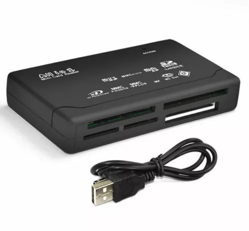 USB 2.0 Kartenadapter Kartenleser Kartenlesegerät SD TF CF XD MS Card Reader NEU