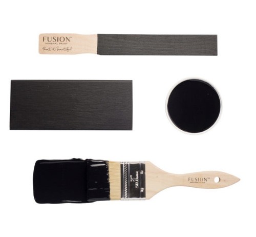 Fusion Mineral Paint - Coal Black Furniture Paint Self Leveling Paint - Picture 2 of 5