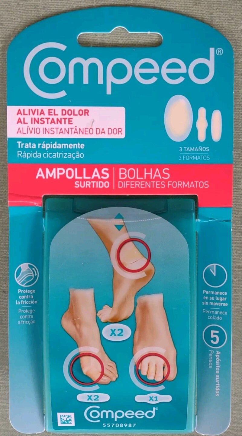 Ampollas surtidas Compeed Blister Alivio dolor caducidad 09/2026