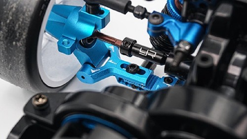 Yeah Racing Blue Alloy RWD Drift Performance Conversion Kit V2 for Tamiya TT-02 - Picture 5 of 8