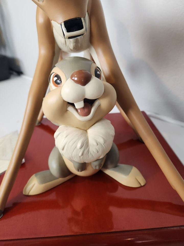 DISNEY BIG FIGURE BAMBI'S FIRST STEP STATUE BRAND NEW EXTREMELY