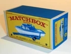 Matchbox Lesney No 9  Boat & Trailer Empty Repro E Style Box