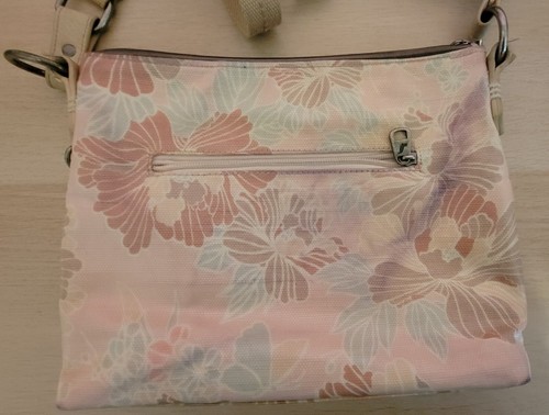 Sakroots Multicolor PEACH PINK SPARKLES Print Crossbody Bag Purse 9.5" x 11" - Bild 4 von 5
