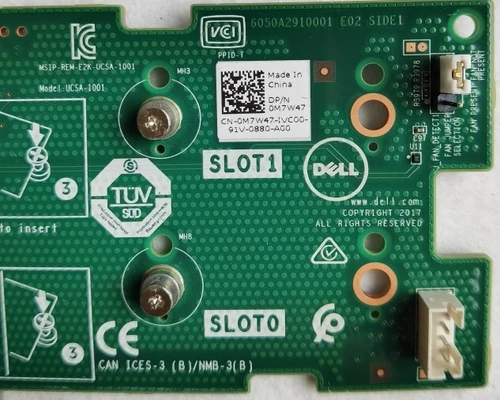 Dell 0M7W47 Boss PCI Express 2xM.2 Slot Controller Card for EMC PowerEdge r740xd