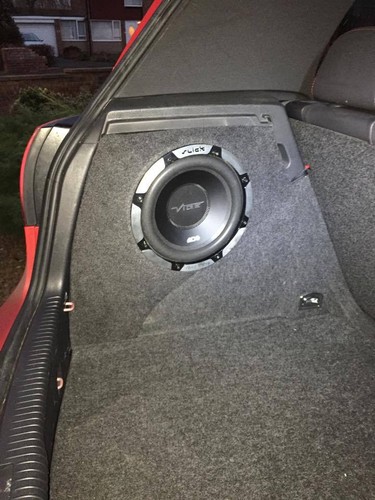 VW GOLF MK5 MK6 8 10" STEALTH SUB SPEAKER ENCLOSURE BOX SOUND BASS AUDIO CAR NEW - Picture 8 of 14