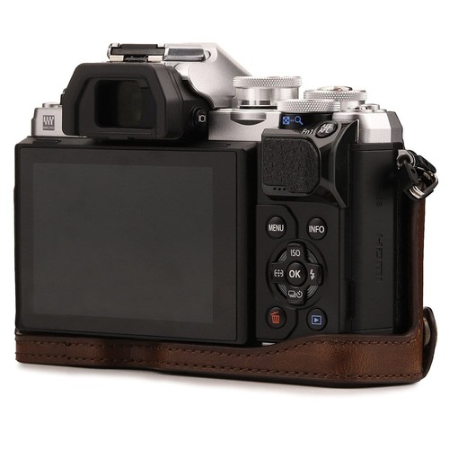Olympus OM-D E-M10 Mark IIIs, OM-D E-M10 Mark III Leather Camera Half Case - Picture 14 of 25