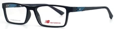 NEW BALANCE NBK140 2 Navy Boys Kids Rectangle Full Rim Eyeglasses 49-14-135 B:30