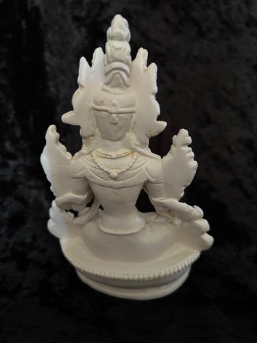 Weiße Tara Harz Statue 15 cm - Bild 2 von 2