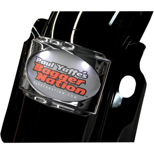 Paul Yaffe Bagger Nation License Plate Frame - CVO - Chrome | USLP3-C - Picture 2 of 2