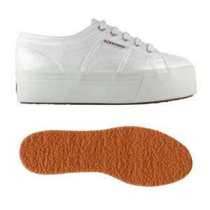 superga argento zeppa