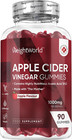 Apple Cider Vinegar Gummies 1000Mg - 90 ACV Gummies - with ''The Mother'', Vitam