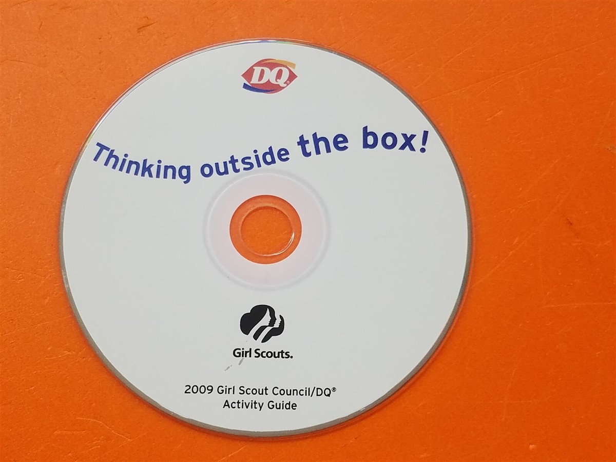 DQ Thinking Outside the Box Girl Scout Council Activity Guide CD 2009 | eBay