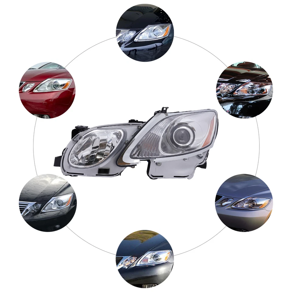 For 2006-2011 Lexus Gs Series GS300 GS350 Gs430 HID Headlight Left Driver Side Foto 3 de 4