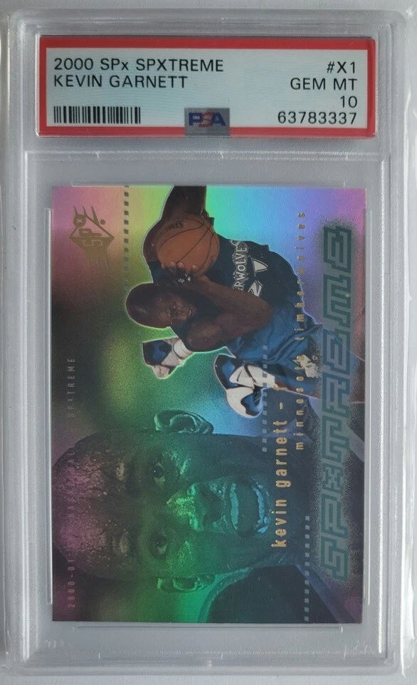 Kevin Garnett Professional Sports Authenticator (PSA) Basketball