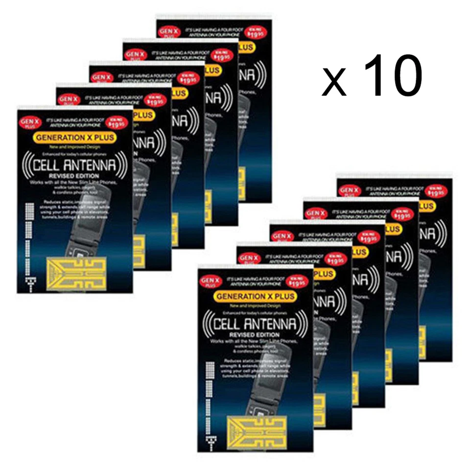 10er-Pack Signalverstärkungsaufkleber für Mobiltelefone mit externer Antenne, - Bild 2 von 4