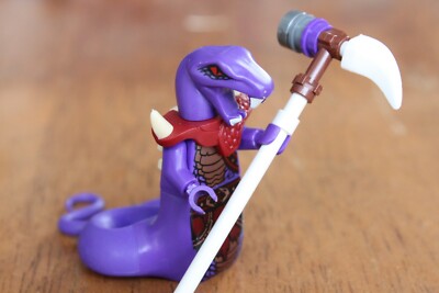 LEGO MINIFIG Minifigure Ninjago Villain Chop'rai Purple Snake Serpentine  70750