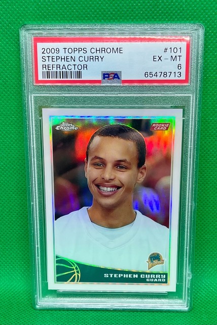 Stephen Curry 2009 Topps Chrome Refractor