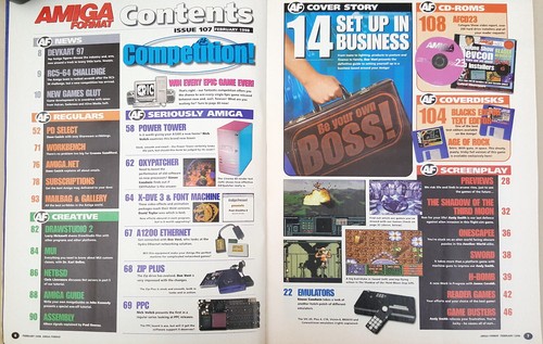 Revista Formato Amiga con CD ©Febrero 1998 Devcon HD Instaladores POVray3 RayStorm +MÁS - Imagen 7 de 11