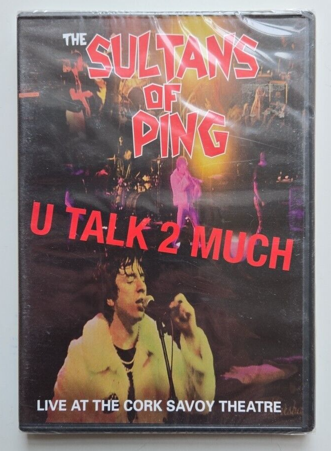 The Sultans Of Ping - U Talk 2 Much : Live At Cork Savoy Theatre DVD NEW SEALED