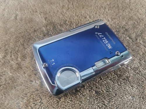 Olympus Mju 725 SW 7.1MP Underwater Digital Camera Blue Tested + Boxed - Picture 4 of 7