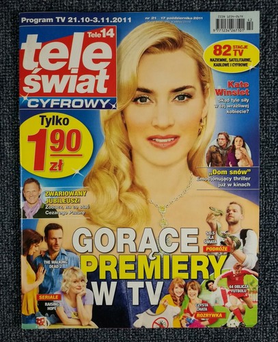 KATE WINSLET mag.Poland 2011 TELE SWIAT Cezary Pazura,Krystyna Janda