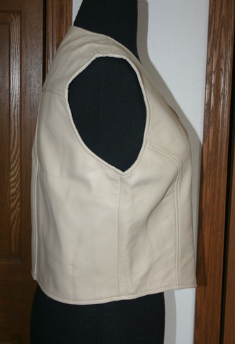 VTG Women's Deerskin Vest 36 Tan MIDWESTERN SPORTS TOGS Superior Quality - Picture 6 of 8