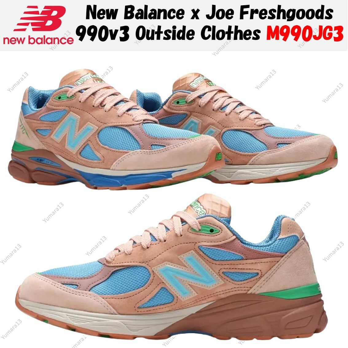 New Balance x Joe Freshgoods 990v3 Outside Clothes M990JG3 New Balance x Joe Freshgoods 990v3 Outside Clothes M990JG3