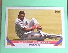 1993 Topps Carlos Martinez Cleveland Indians #59