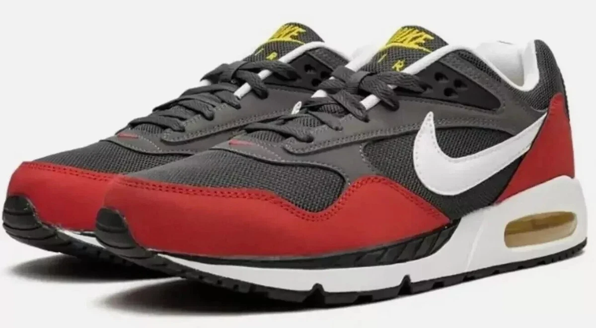 NIKE MENS SIZE 8 AIR MAX CORRELATE ANTHRACITE VARSITY RED 511416-016 Nike Air Max Correlate White Black Red Men main image 4