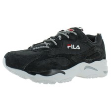 fila black suede shoes