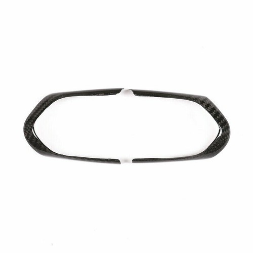 Real Black Dry Carbon Fiber Steering Cover Trim Fit for BMW F80 F82 M3 M4 - Picture 4 of 9