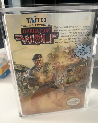 NES NINTENDO OPERATION WOLF FACTORY SEALED GAME!
