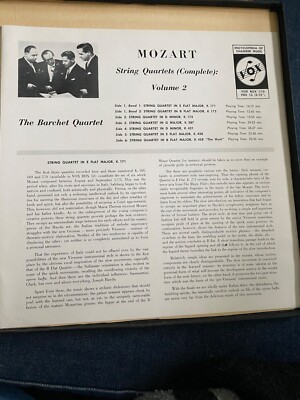 英LP Barchet QUARTET Mozart - Milanese Quartets PL7480 VOX /00400 Mozart - Barchet Quartet – Milanese Quartets – Vinyl (LP, Album